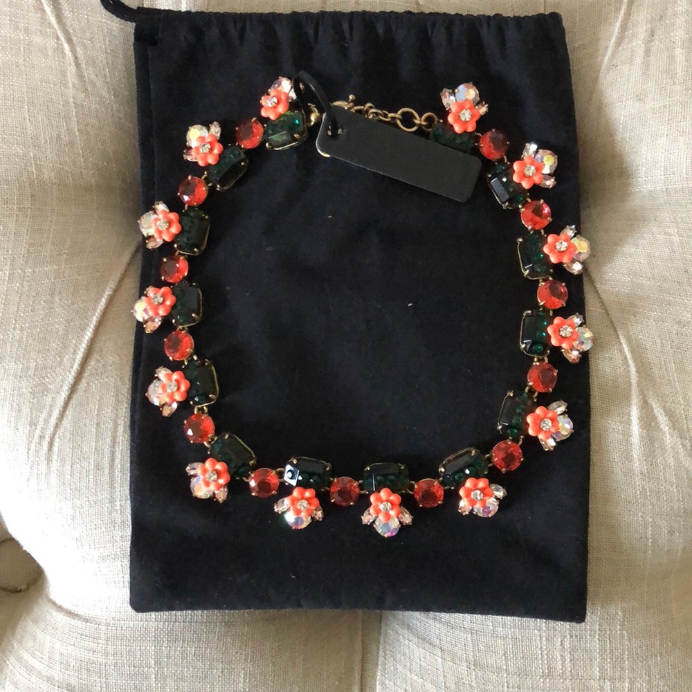 J.Crew floral necklace